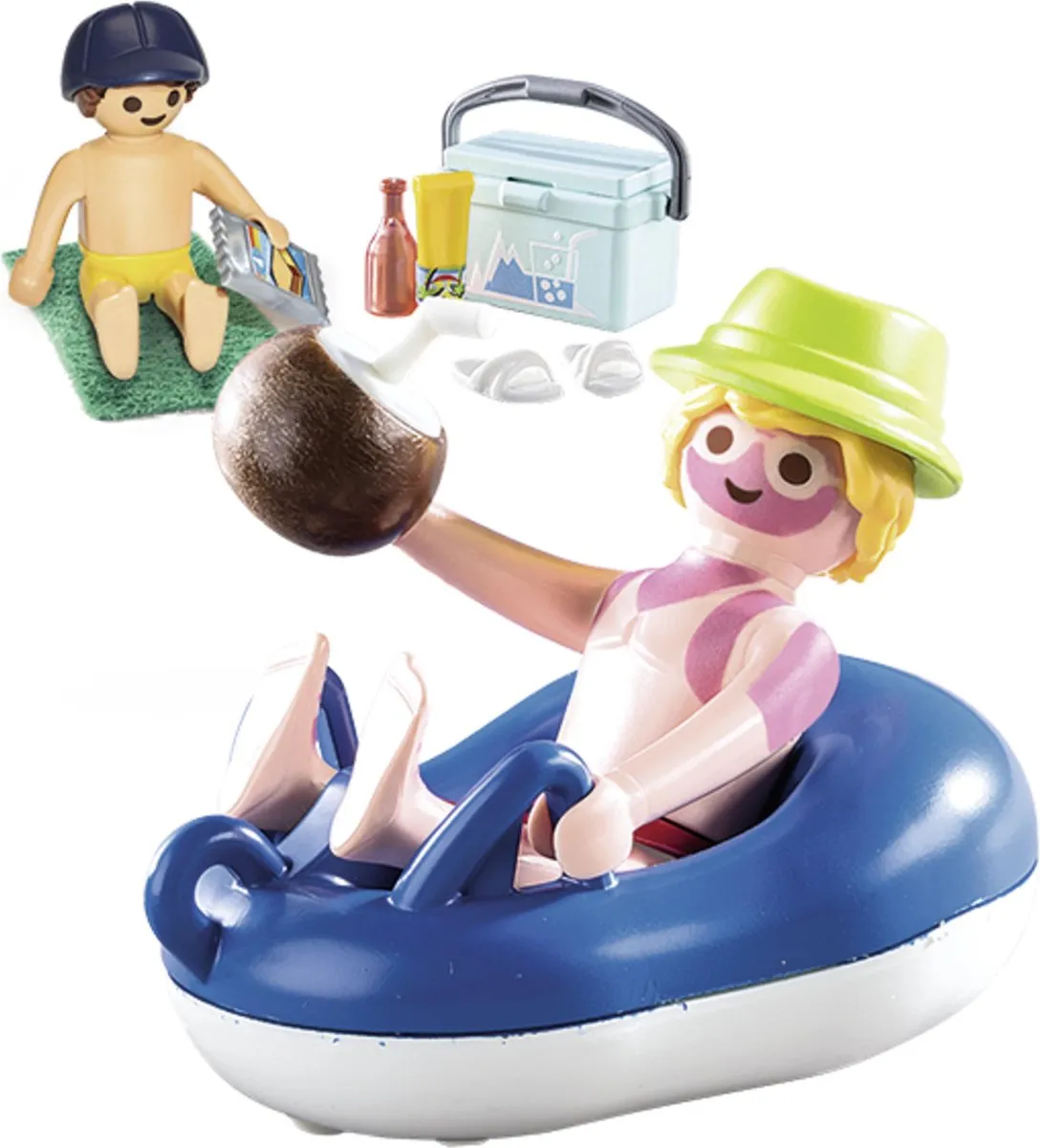 Playmobil Family Fun Badgast met Zwembanden 70112 - Multicolor