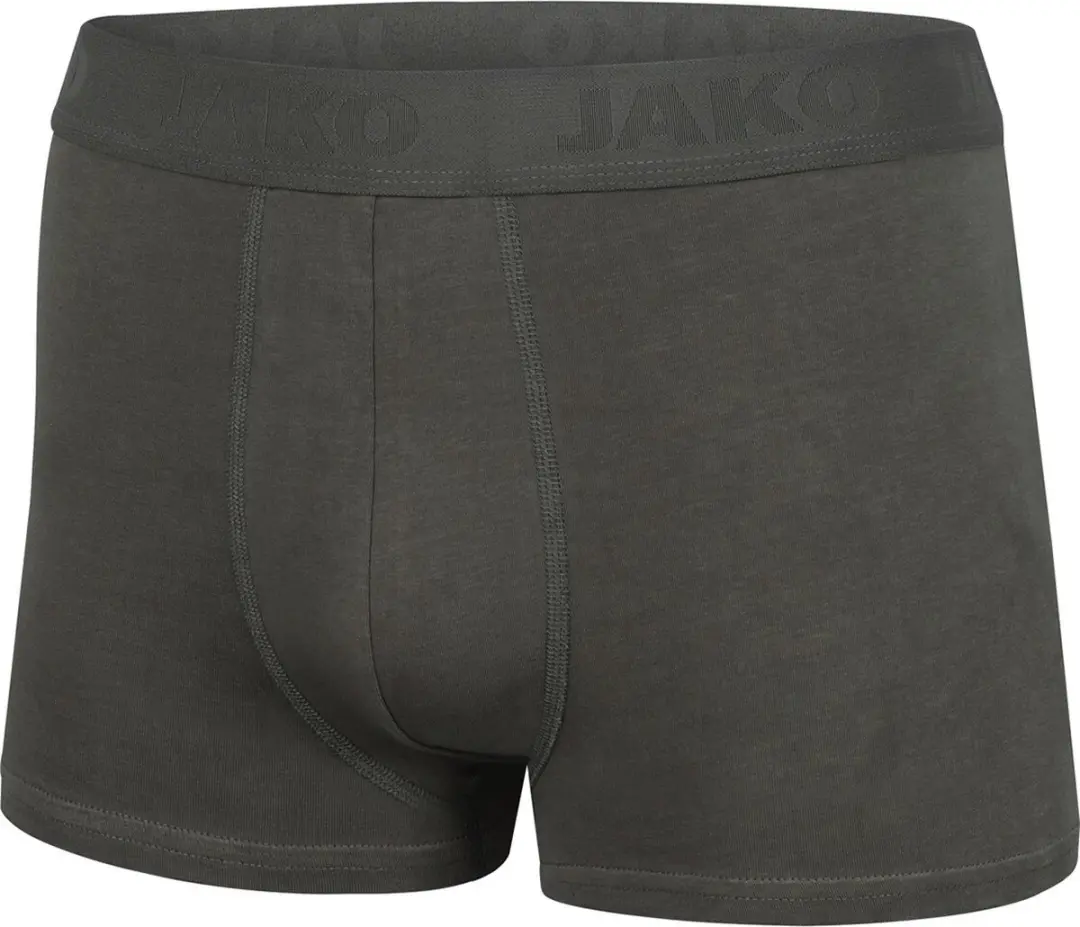 JAKO Premium Boxershort Functioneel Heren - 2 Stuks - Antraciet S