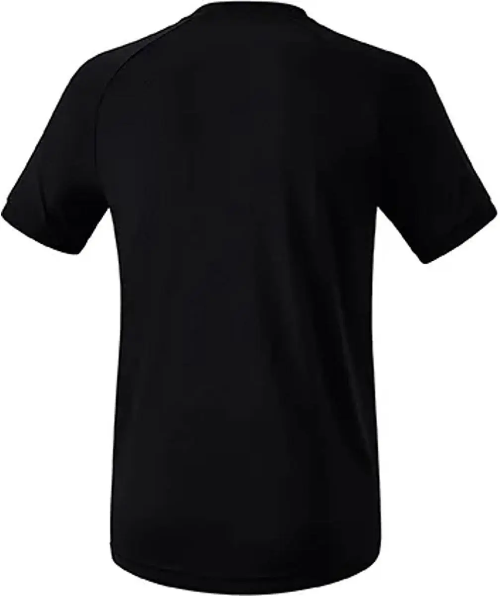 Erima Madrid Shirt Kinderen - Korte mouw - Maat 140 - Zwart