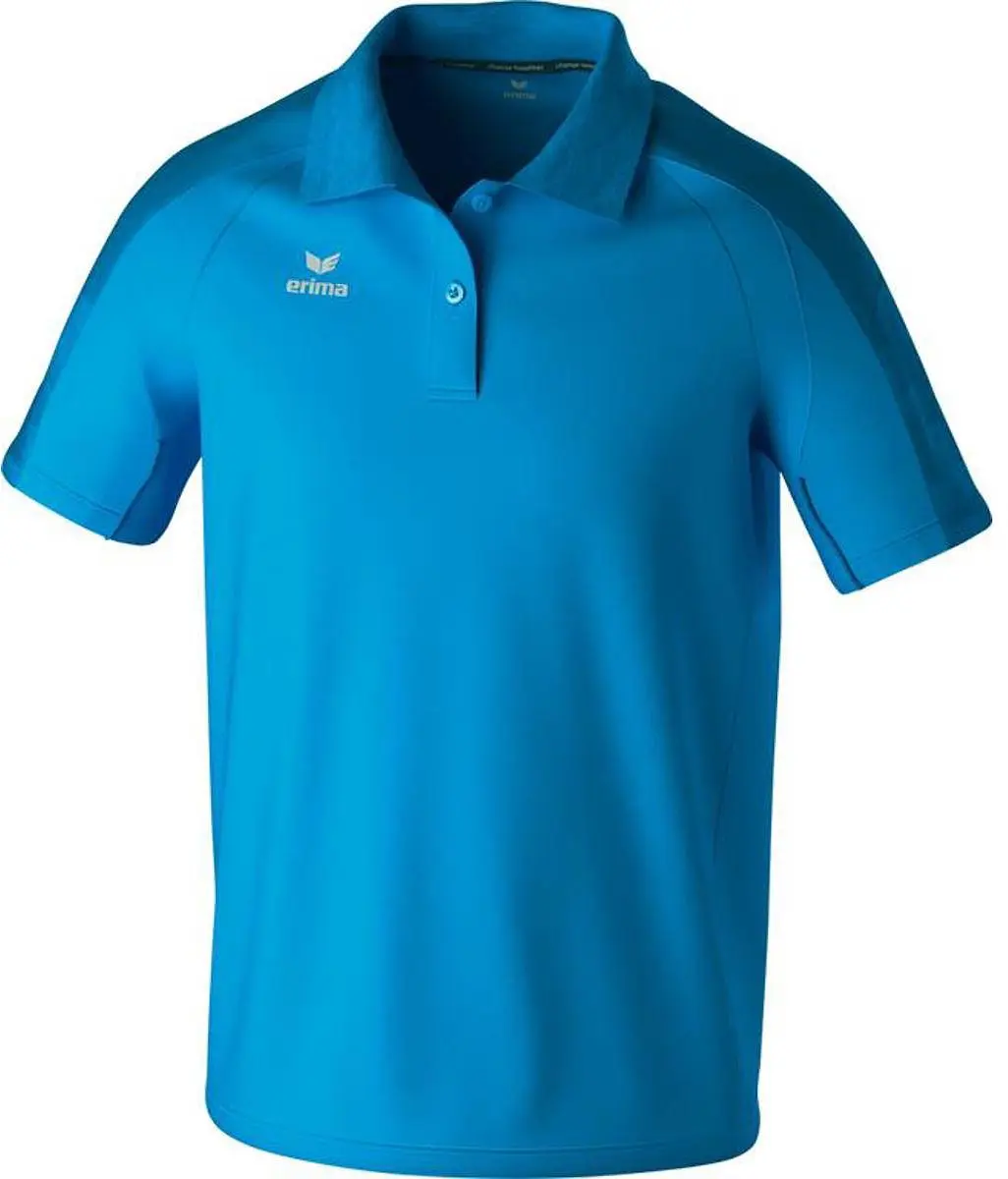 Erima Evo Star Polo Heren Lichtblauw XXL