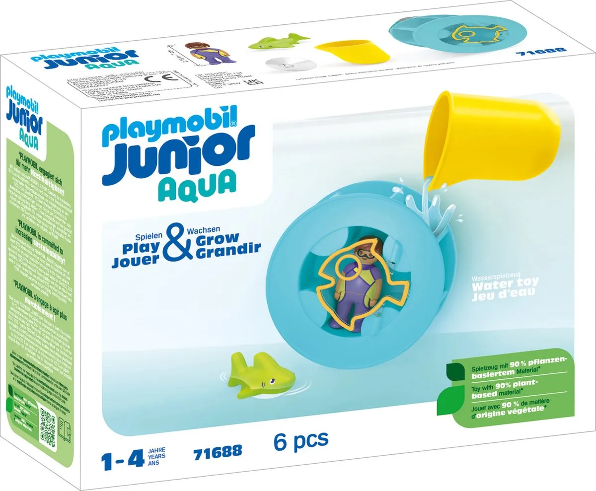 Playmobil Junior Aqua Waterwervelrad 71688