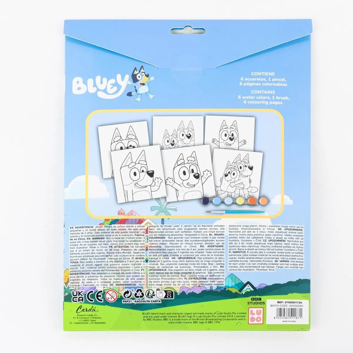 Disney Bluey Verf op Nummer Set - Creatief Knutselen