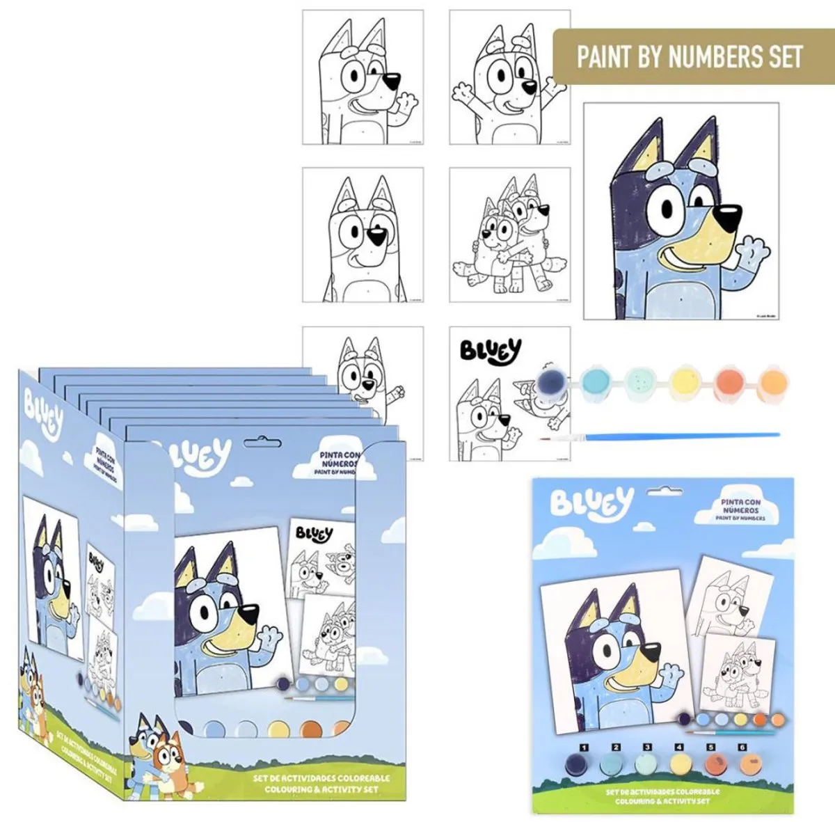 Disney Bluey Verf op Nummer Set - Creatief Knutselen - afbeelding 6 van 6