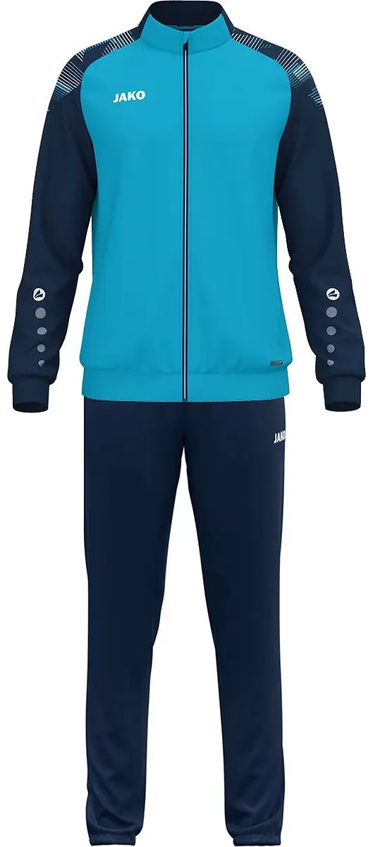 JAKO Sonic Polyesterpak Heren - Aqua/Marine XL