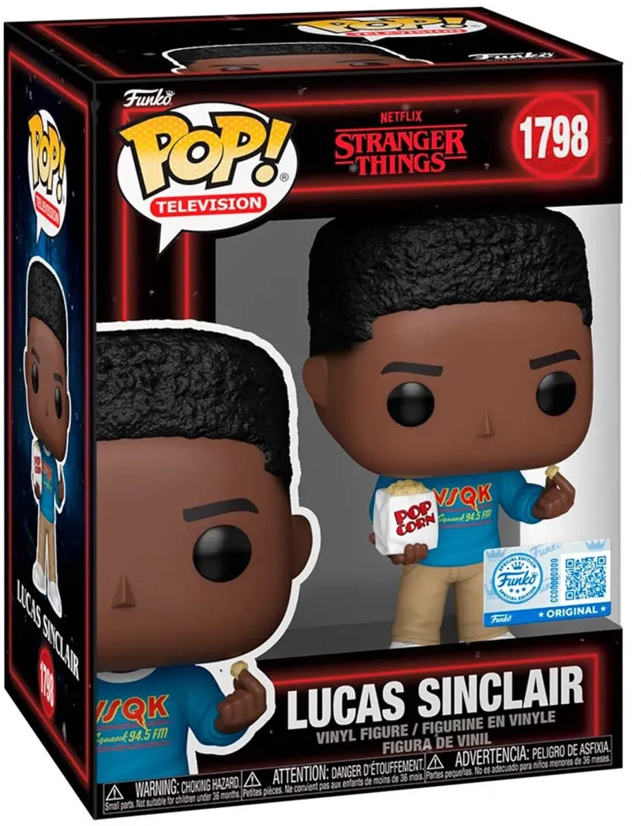 Funko Pop! Stranger Things Lucas Sinclair #1798 Special Edition - afbeelding 2 van 3