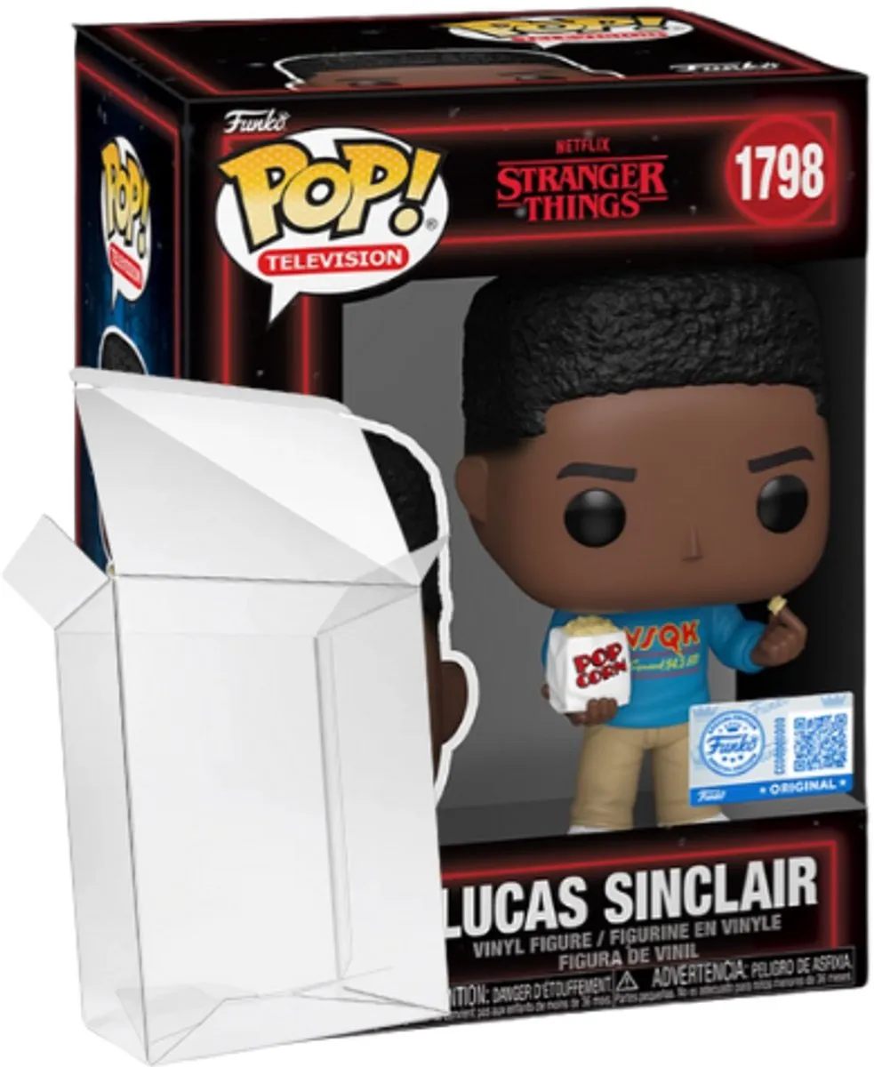 Funko Pop! Stranger Things Lucas Sinclair #1798 Special Edition - afbeelding 3 van 3