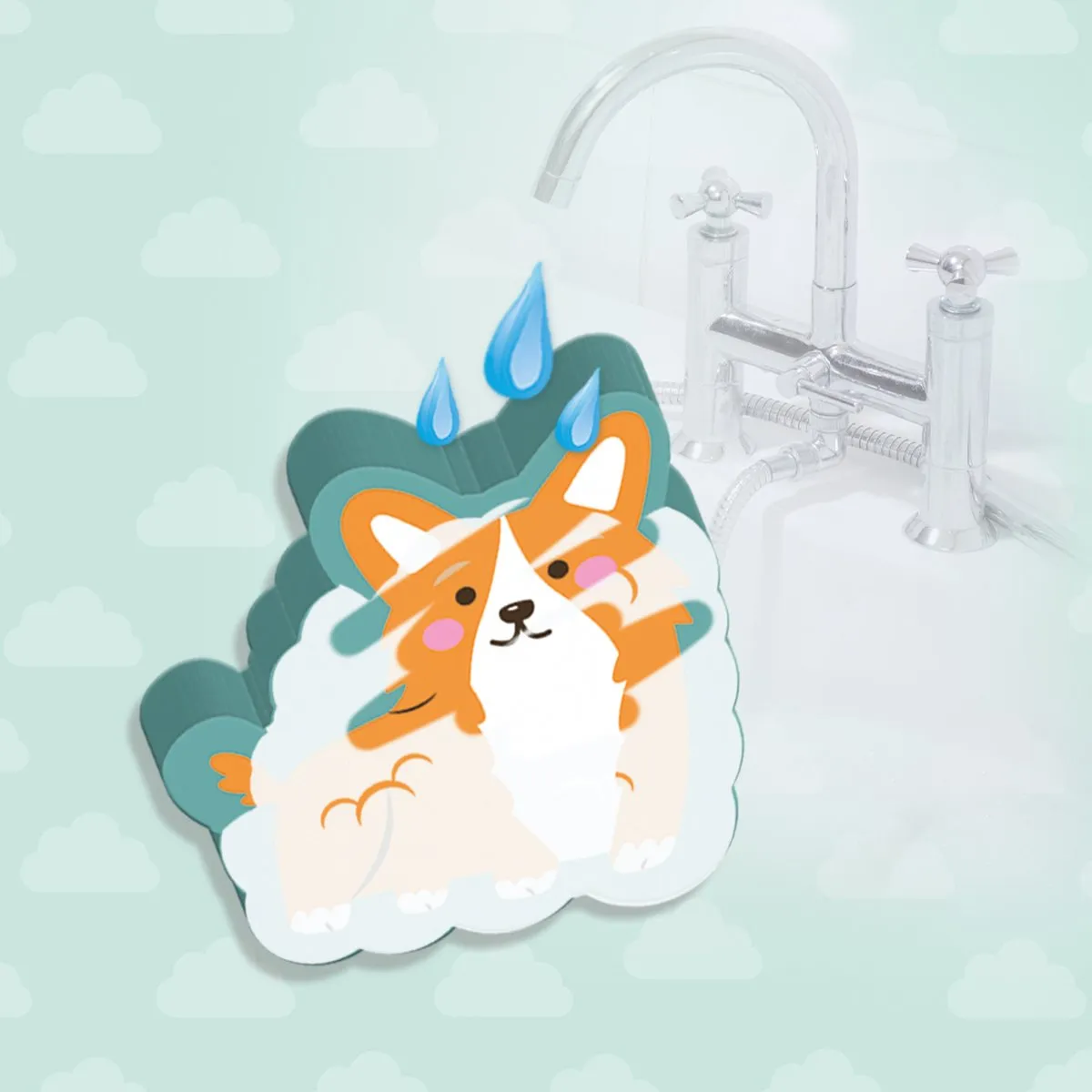 SES Creative Tiny Talents Badspeelgoed Honden wassen 13084