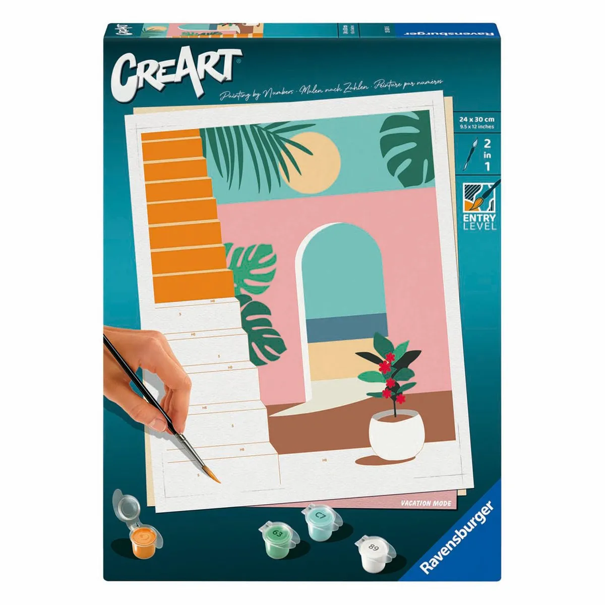 Ravensburger Vacation Mode Schilderen op Nummer - Meerkleurig