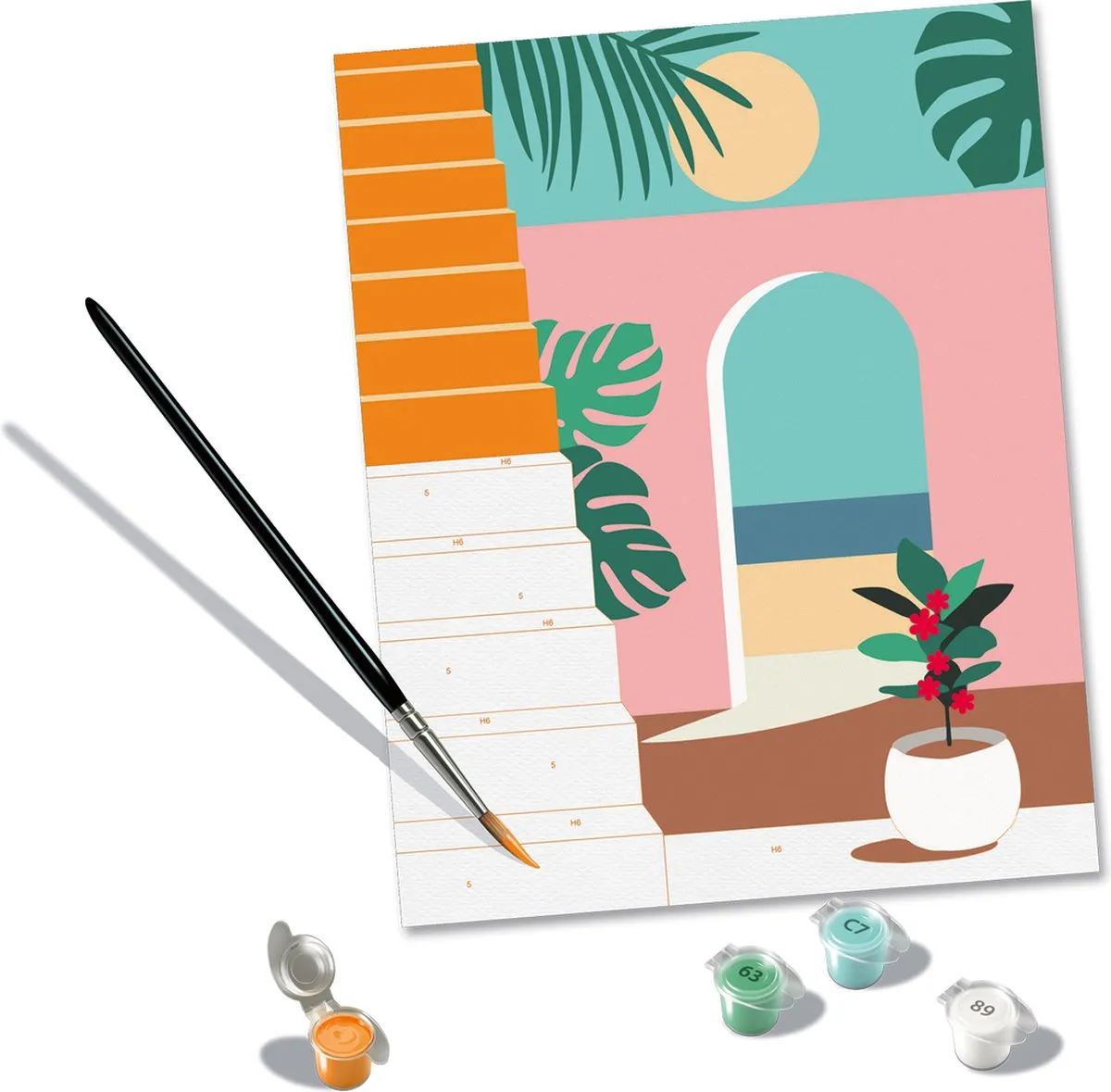 Ravensburger Vacation Mode Schilderen op Nummer - Meerkleurig