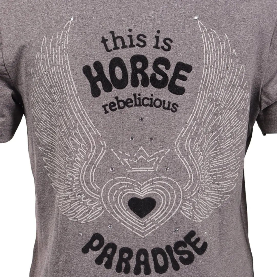 Epplejeck Ejhorse Paradise Kids Shirt - 140 - Grijs