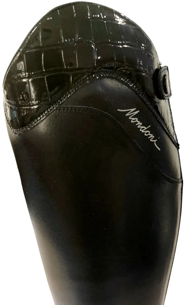 Mondoni Lady Maldon Croco Rijlaars 37 R - Zwart