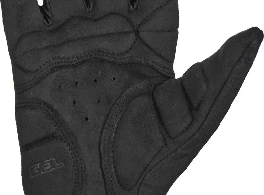 Giro Bravo Gel Lange Handschoenen - Geel/Blauw - afbeelding 3 van 6