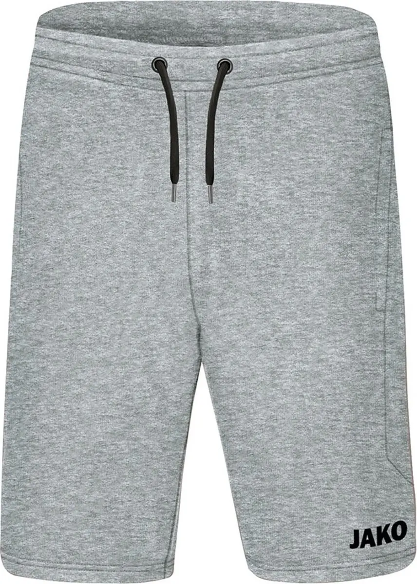 Jako Base Joggingshort Kinderen 164 - Grijs Gemêleerd