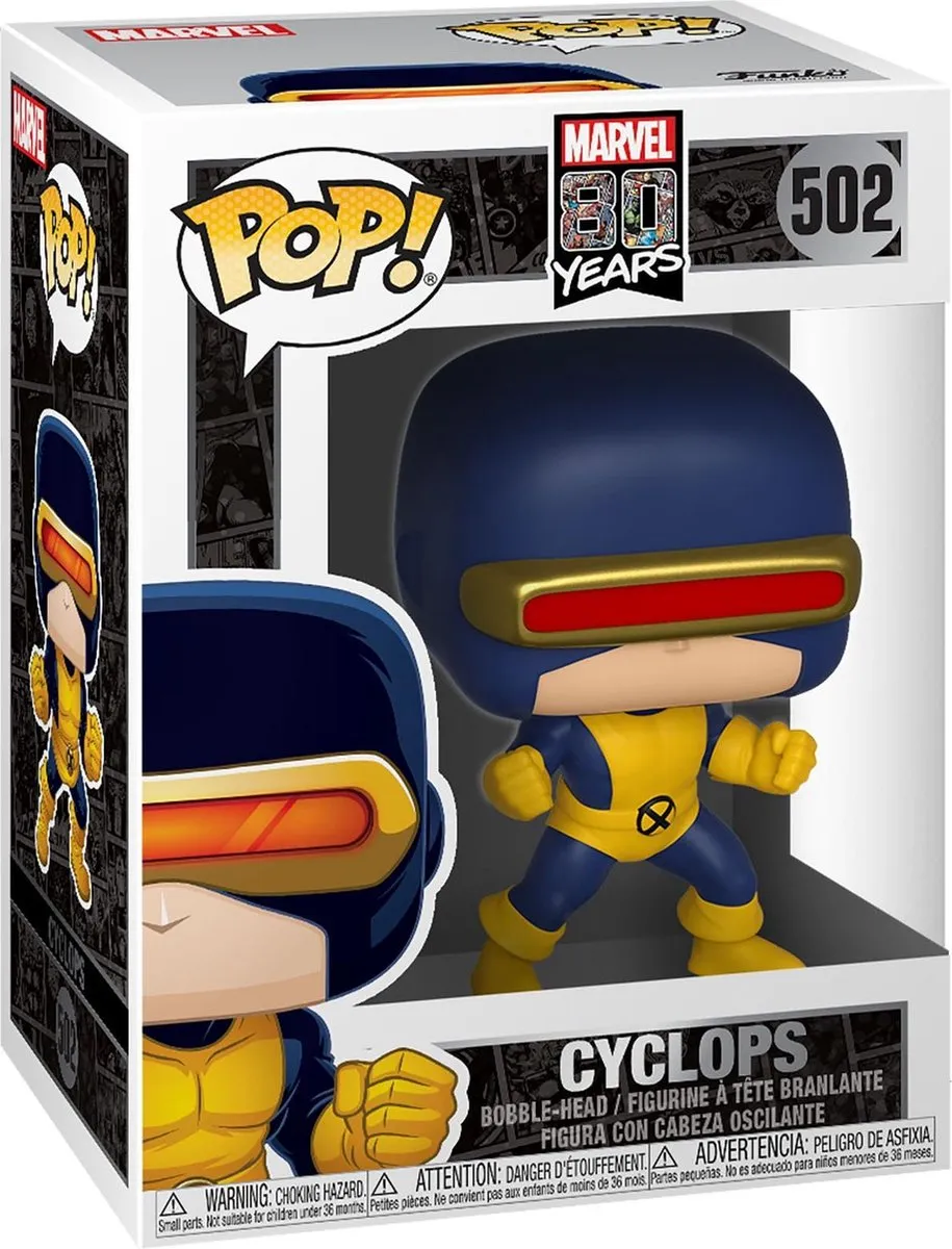 Funko POP! Marvel Cyclops 80th FUN40714 - afbeelding 6 van 6