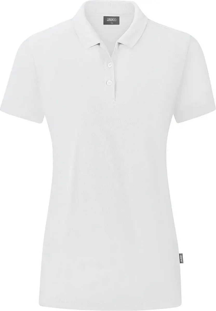 Jako Organic Polo Dames 46 - Wit
