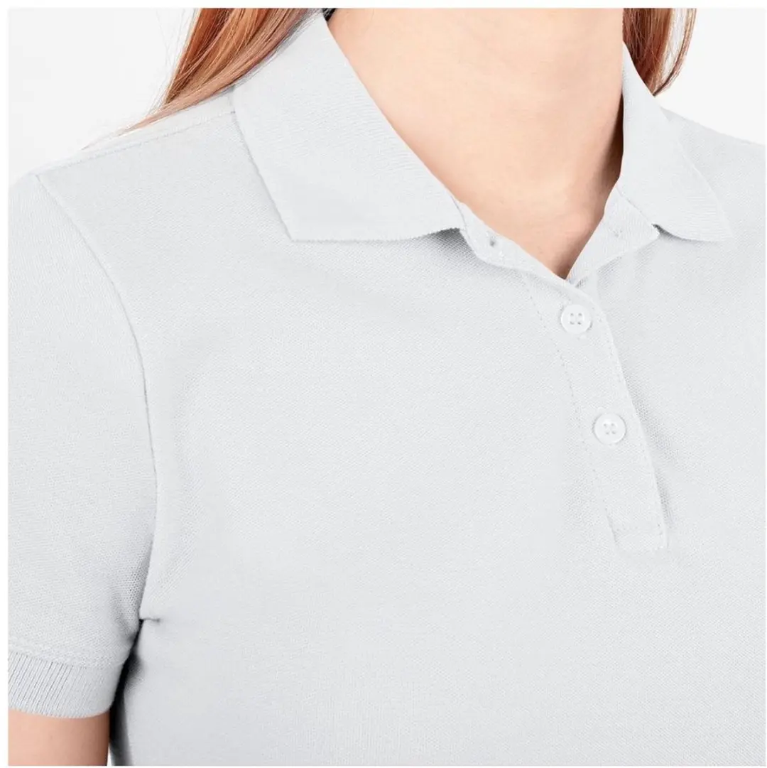 Jako Organic Polo Dames 46 - Wit