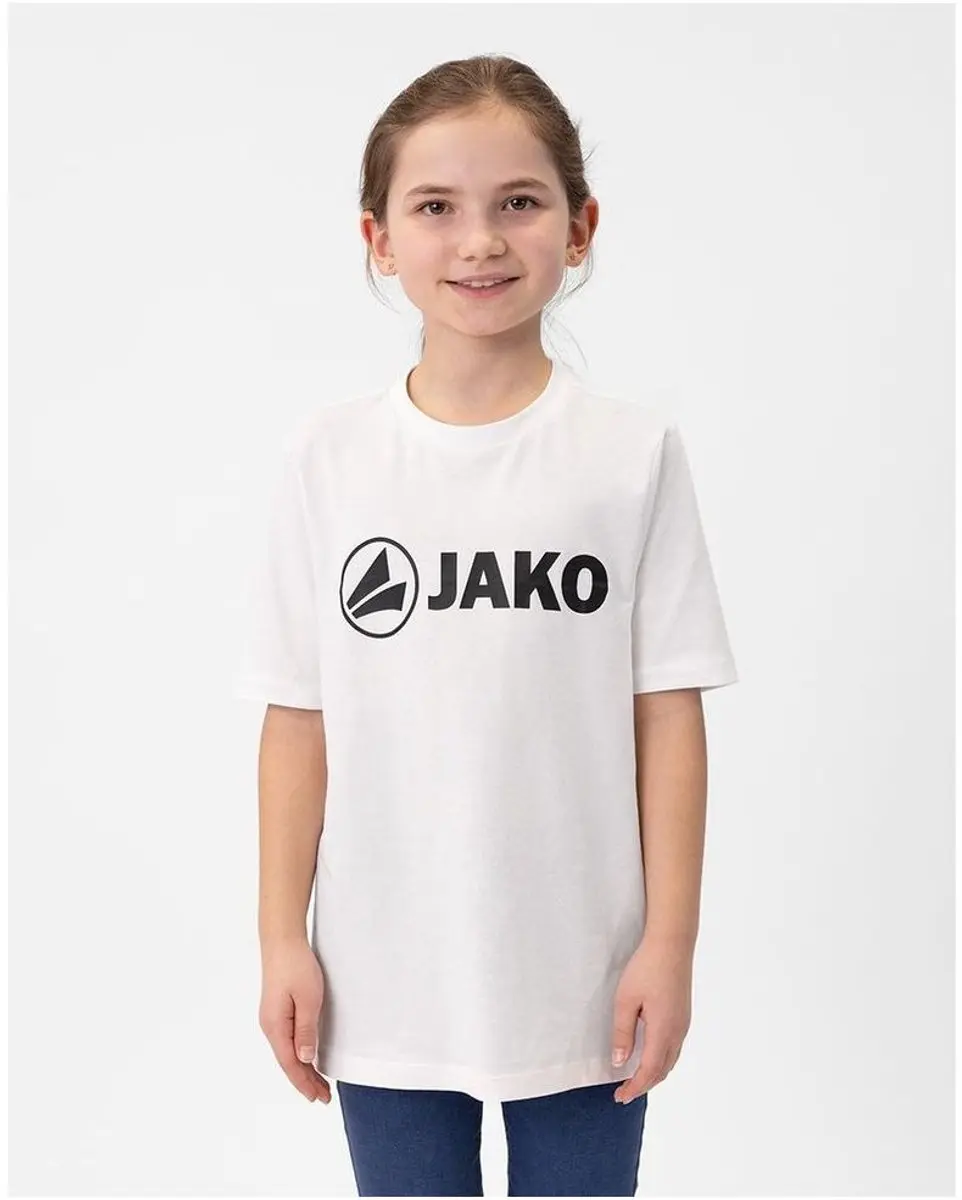 Jako Promo T-Shirt Kinderen 140 - Wit