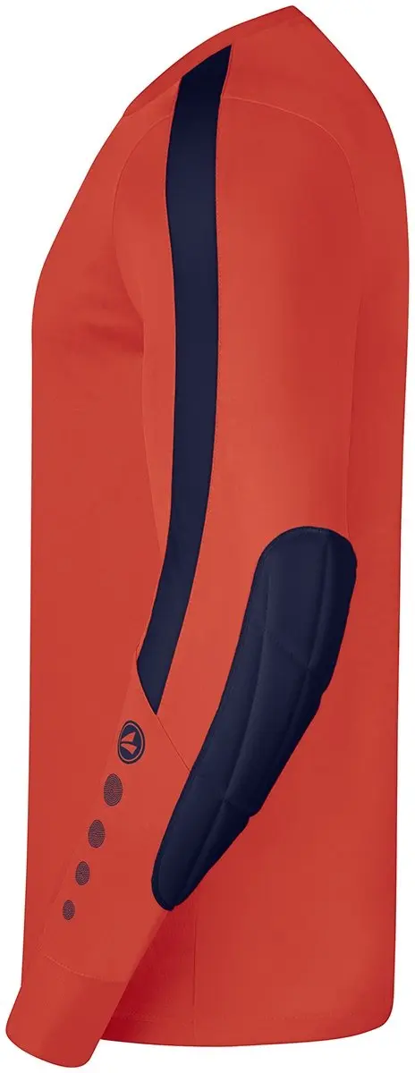 JAKO Power Keepershirt Heren Lange Mouw - XL - Marine/Flame