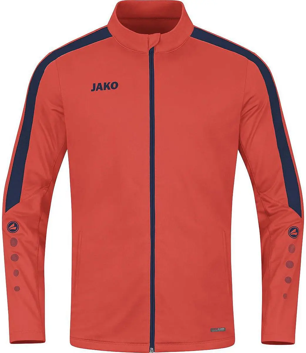 JAKO Power Polyestervest Heren S - Marine/Flame