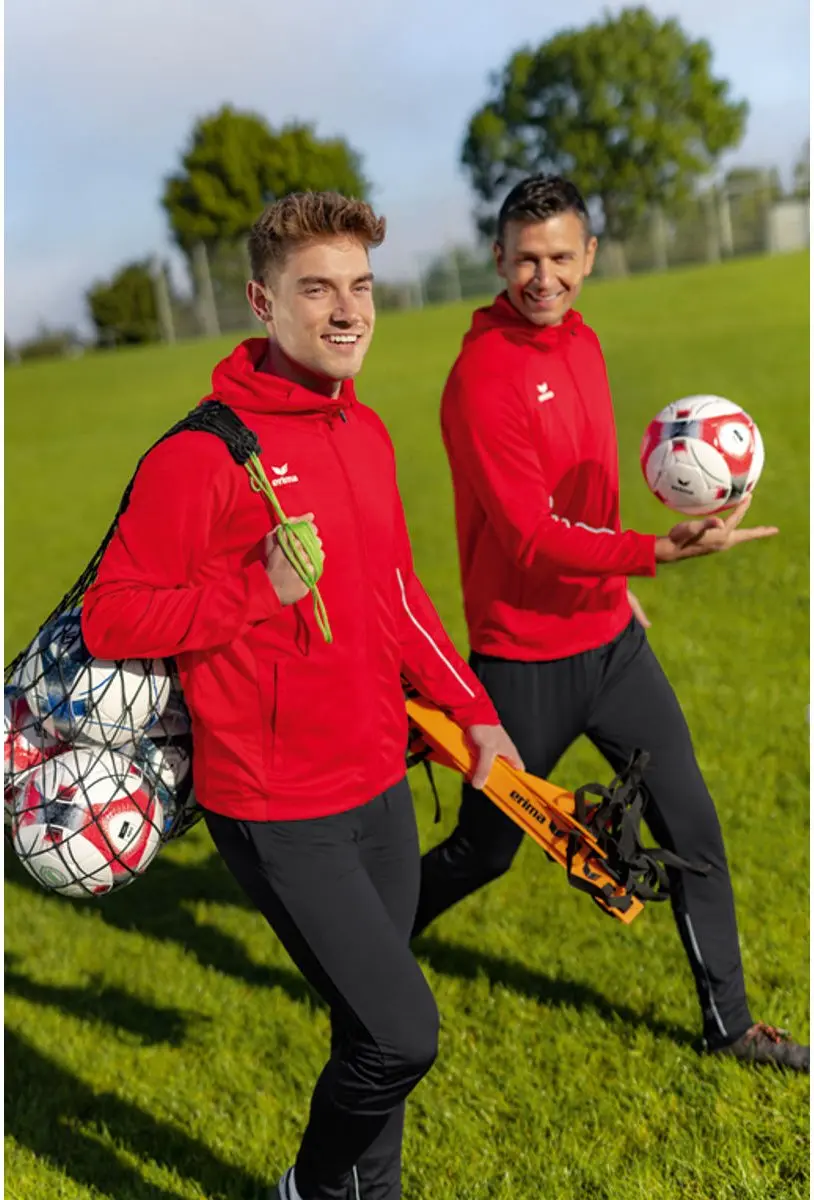 Erima Liga Star Trainingsjack Heren 3XL - Rood/Wit - afbeelding 6 van 6