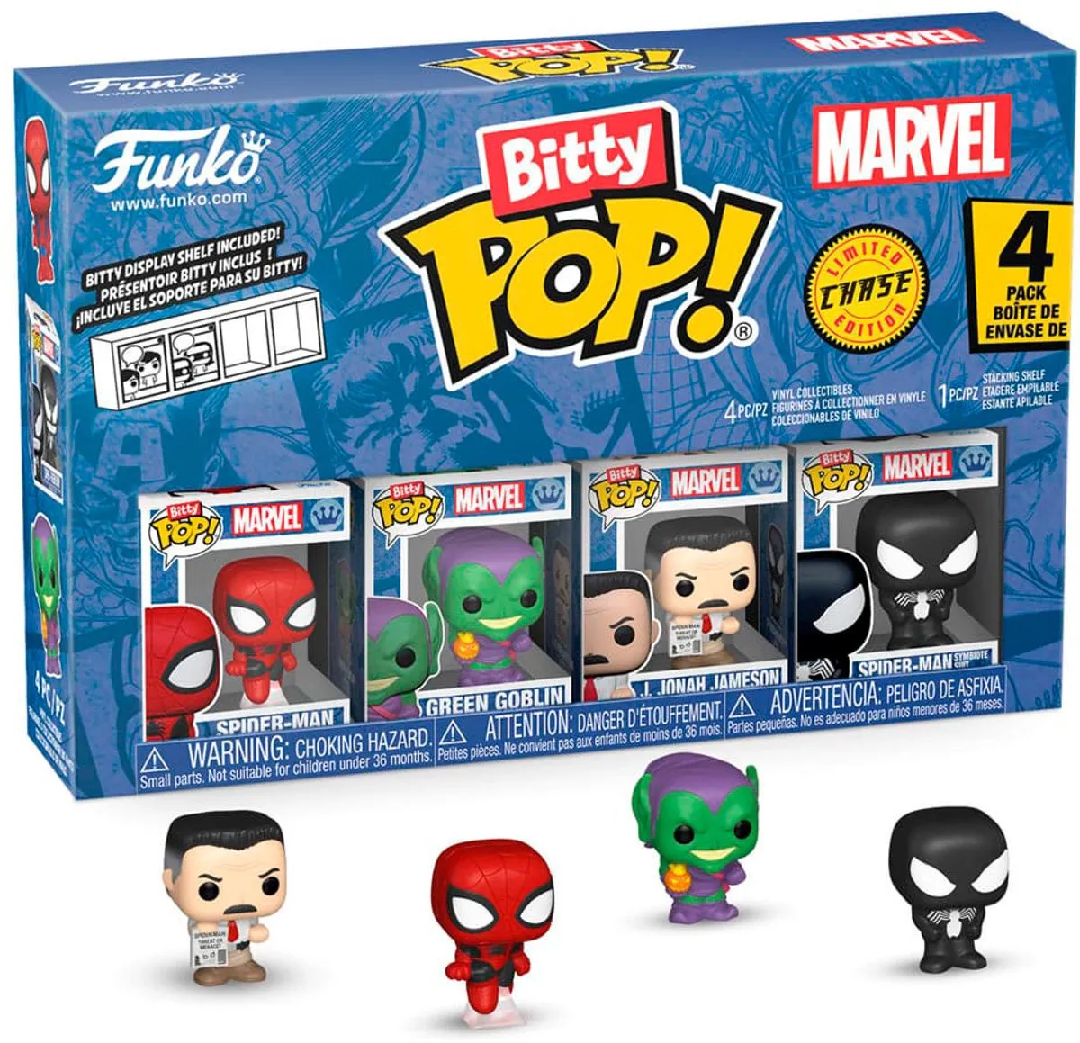 Funko Bitty Pop! Spider-Man Multicolor - o.a. Chase