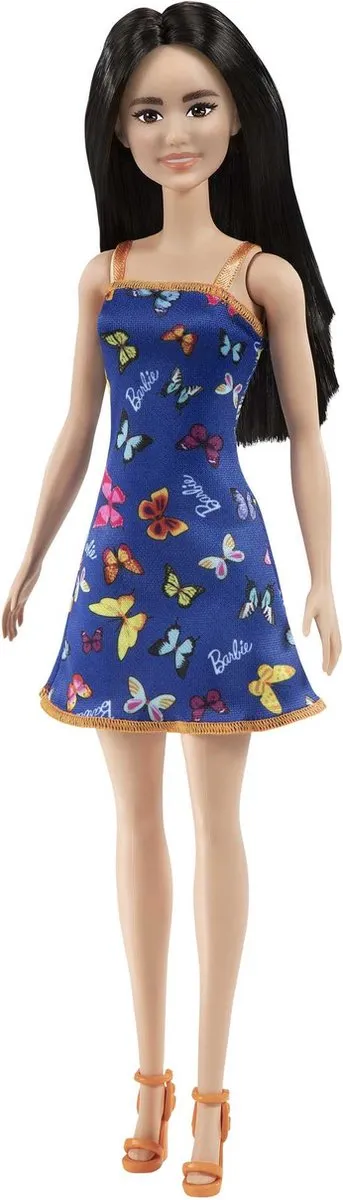 Barbie Pop Trendy Blauwe Jurk met Vlinders MPN 0506030