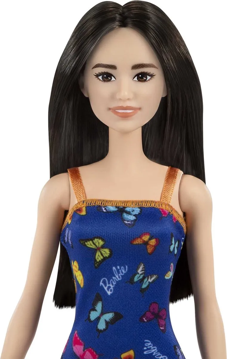 Barbie Pop Trendy Blauwe Jurk met Vlinders MPN 0506030