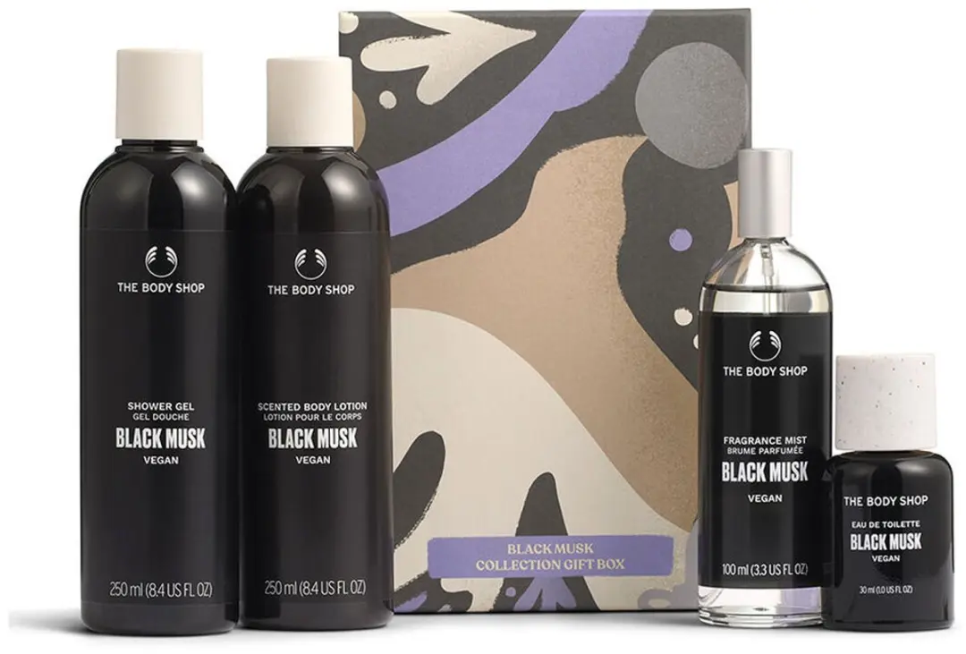 Parfumset voor Dames The Body Shop BLACK MUSK 4 Onderdelen