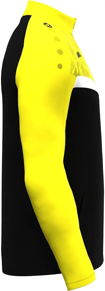 Jako Iconic Polyestervest Kinderen 152 - Zwart/Zachtgeel