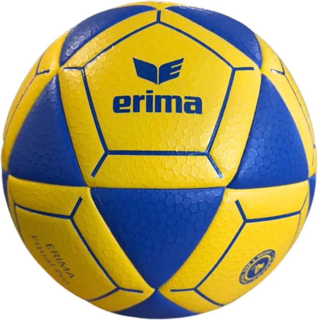 Erima Equal Pro Korfbal Maat 4 - Geel/Blauw - afbeelding 3 van 3
