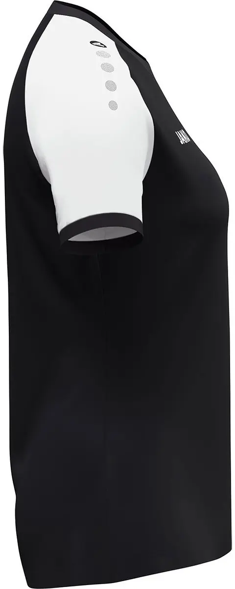 Jako Dynamic Shirt Korte Mouw Dames - XL - Zwart/Wit/Antraciet