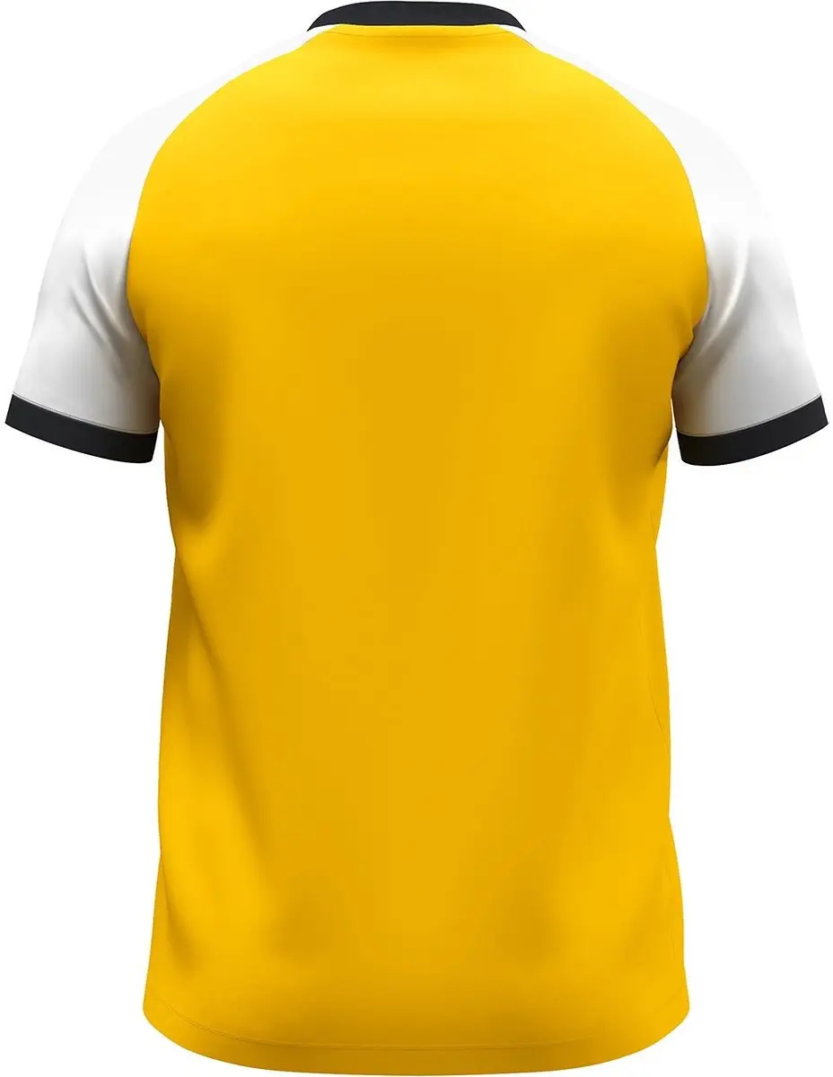 Jako Dynamic T-Shirt Dames M - Geel/Wit/Zwart