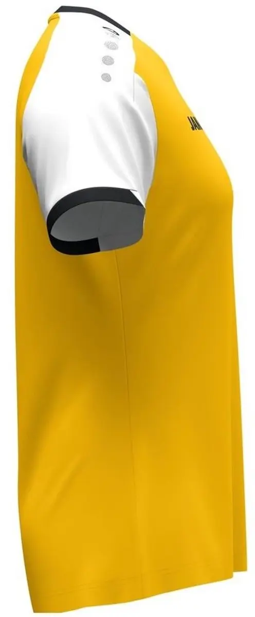 Jako Dynamic T-Shirt Dames M - Geel/Wit/Zwart