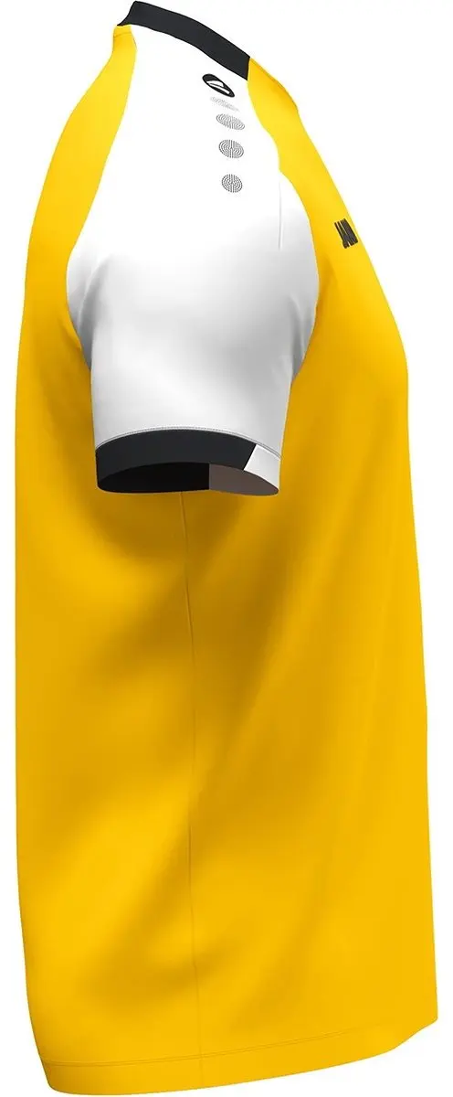 Jako Dynamic T-Shirt Dames M - Geel/Wit/Zwart