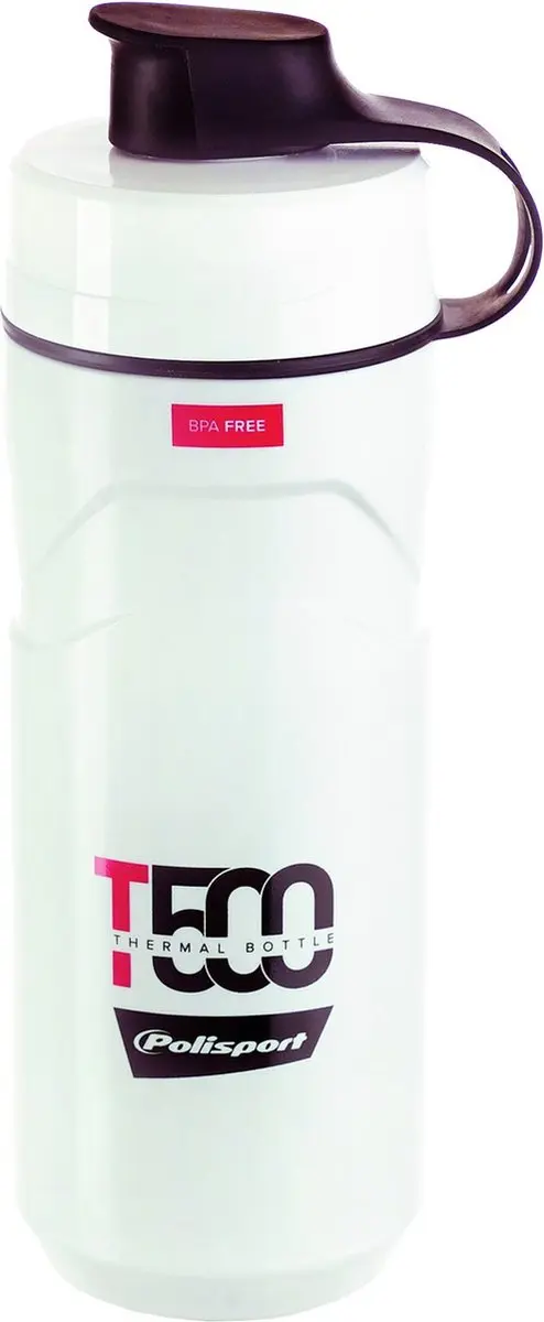 POLISPORT THERMAL BOTTLE T500 WHITE/RED