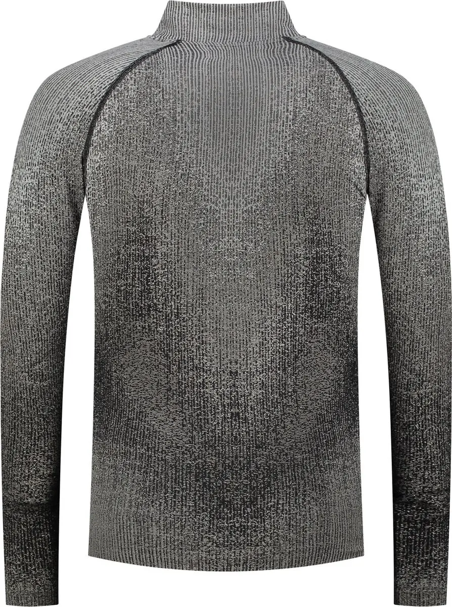ODLO Blackcomb Eco Half Zip Turtle Neck Base Layer Heren - L - Zwart