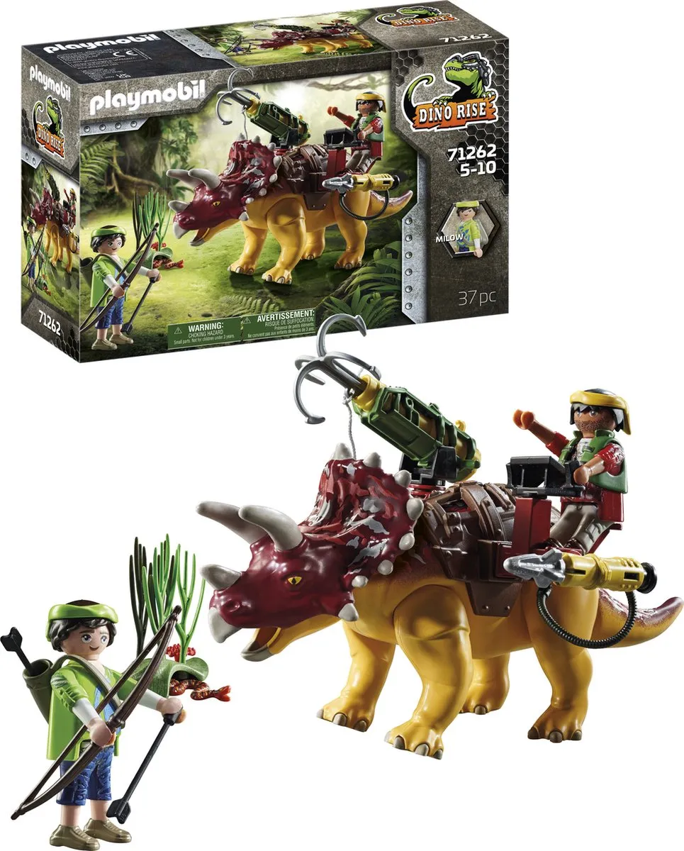 Playmobil Dino Rise Triceratops 71262 - Meerkleurig - afbeelding 6 van 6