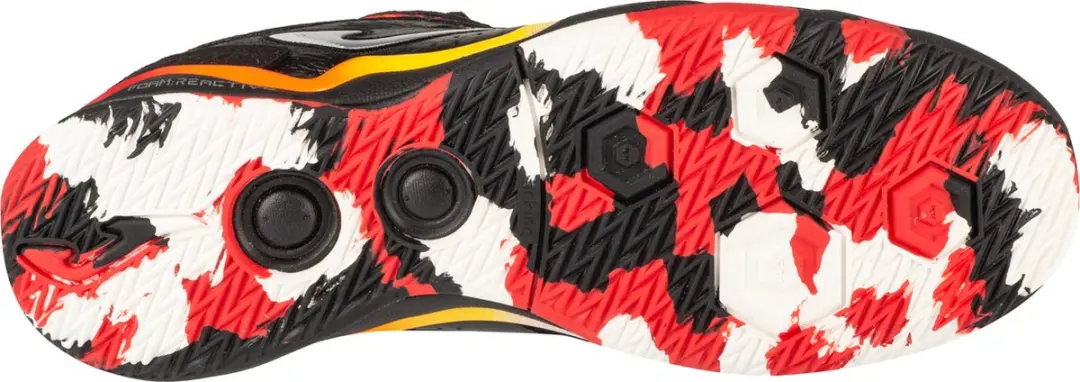 Joma FSW2401IN Zaalschoenen - Indoor - Zwart/Rood - afbeelding 4 van 4