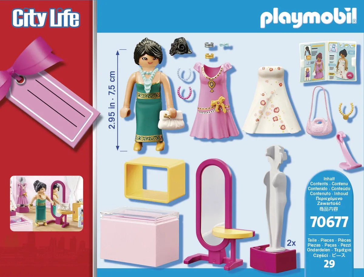 Playmobil Feestelijke Modeboetiek 70677 - Multicolor