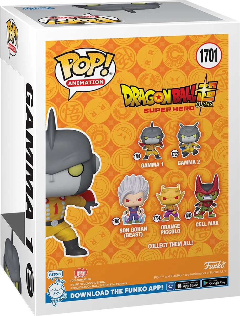 Funko Pop! Dragon Ball Super Super Hero Gamma 1701 - Multicolor
