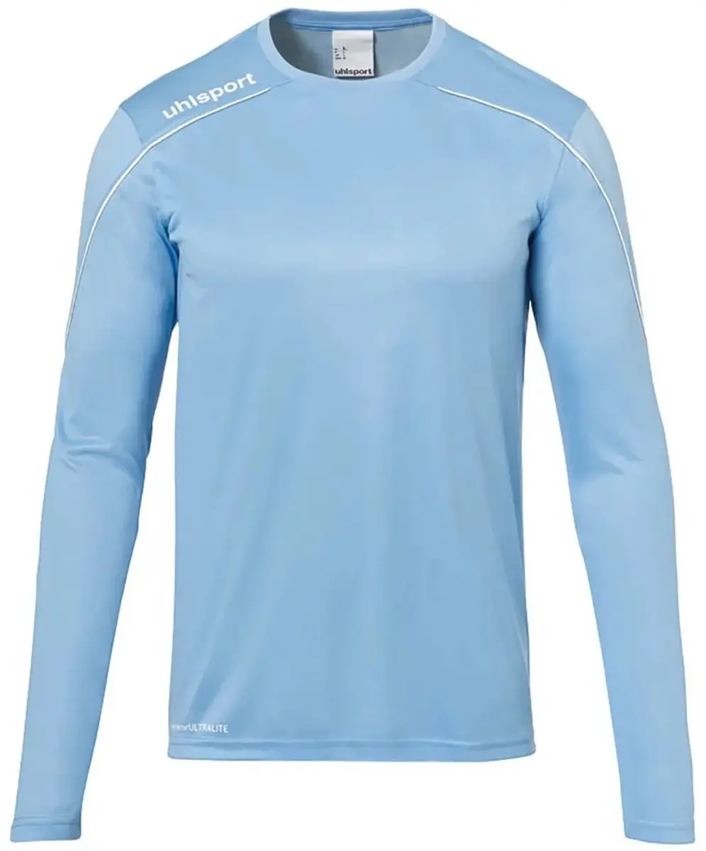 Uhlsport Stream 22 Voetbalshirt Lange Mouw 3XL - Hemelsblauw/Wit - afbeelding 6 van 6