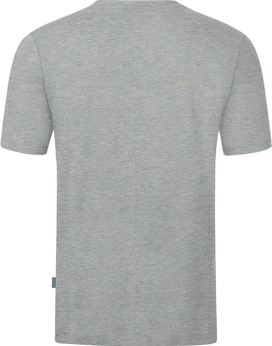 JAKO Organic Stretch-T-Shirt Dames 46 - Lichtgrijs Gemêleerd