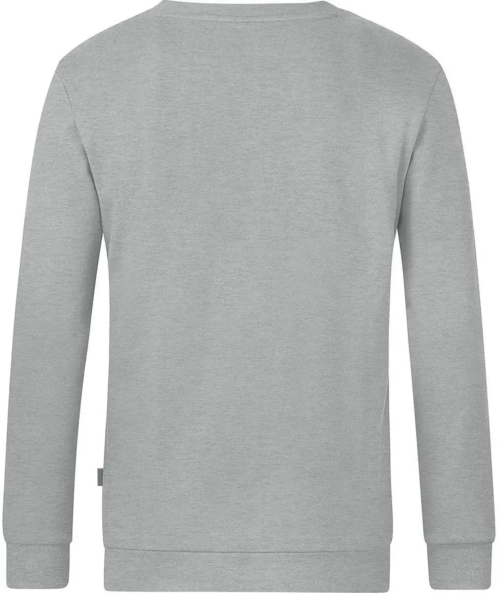 JAKO Organic Sweater Heren - Lichtgrijs XXL