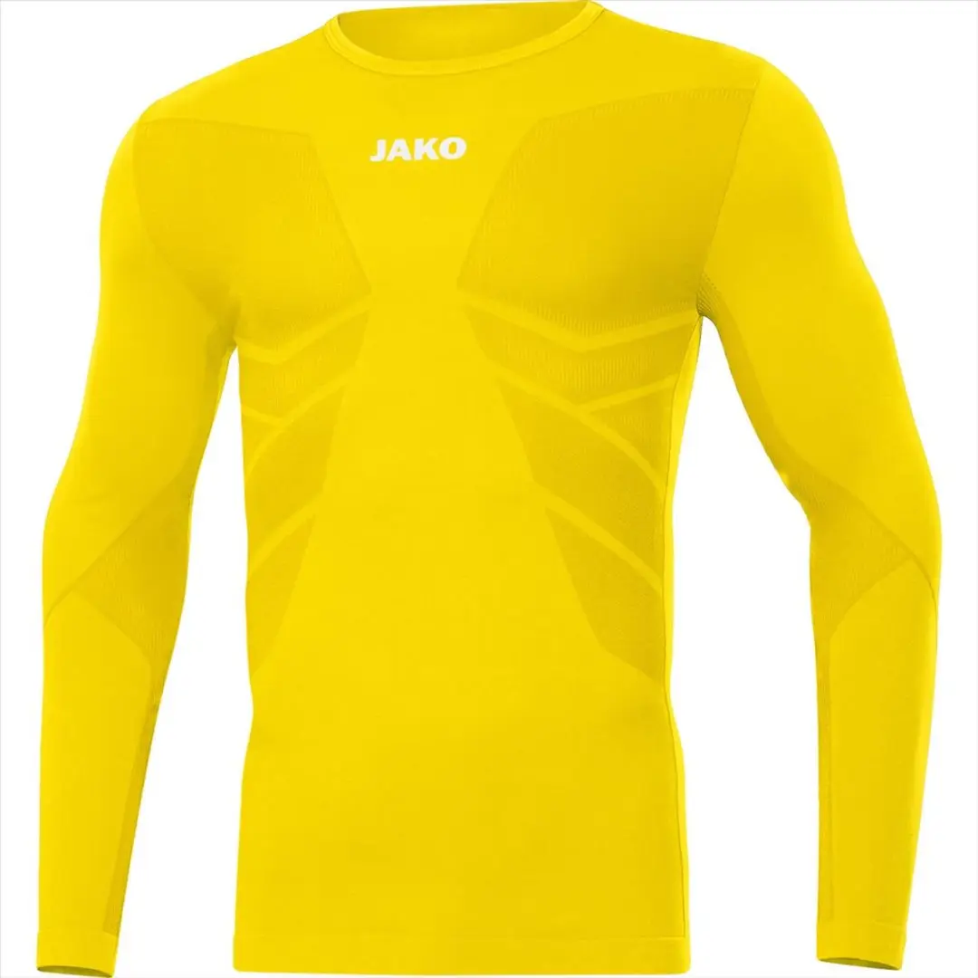 JAKO Comfort 2.0 Longsleeve Heren - Geel - Maat L