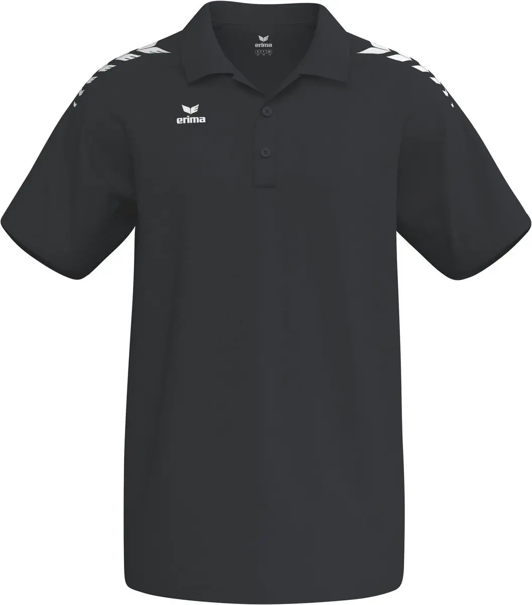 Erima Cmpt 3 Wings Polo Heren - Zwart L