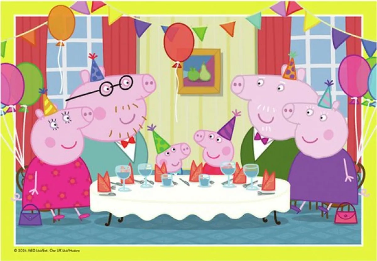 Ravensburger Peppa Pig Puzzel - 24 Stuks (2x12) Multicolor