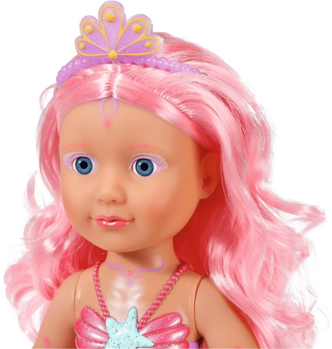 Baby Born Little Sister Zeemeermin Pop 46cm - Roze