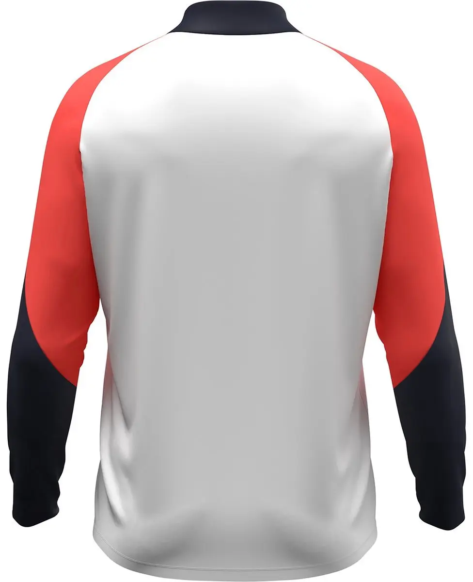 Jako Dynamic Ziptop Heren - Wit/Koraal/Marine M