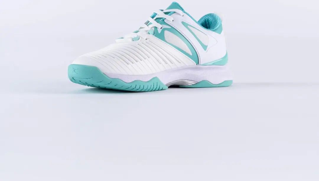 Gilbert Netball Sz 8 - Wit/Aqua - afbeelding 3 van 3