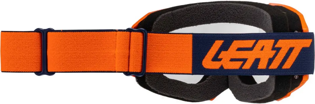 Leatt Vizion 2.5 Crossbril - Blauw/Oranje - Heldere lens